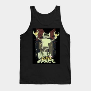 Invaders from Space! For B-movie sci-fi lovers and fans of space adventure. Tank Top